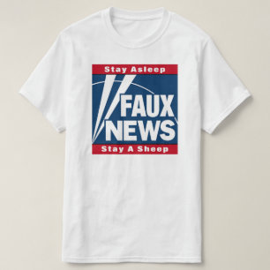 Faux News - Quédate Dormido Quédate Oveja Camiseta