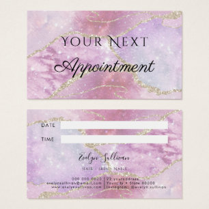 Faux Pearlescent Effect Cita Card