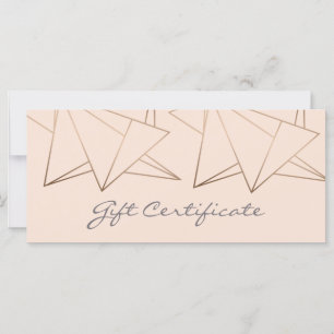 Faux rosa oro elegante moderno geométrico minimali