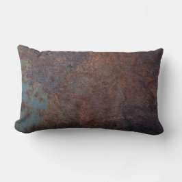 Faux Rusty almohadas Metalizado de tiro
