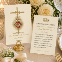 Favor de boda católico del Corazón Inmaculado de M