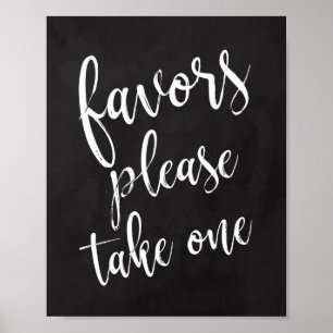 Favor de Boda en Pizarra Señal de 8x10