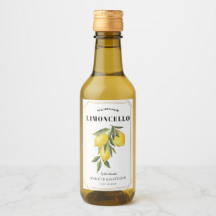 Favor de boda Limoncello de limón Gracias