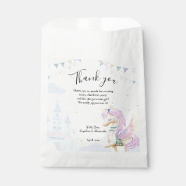 Favor de Bolsas para una ducha de bebé con unicorn