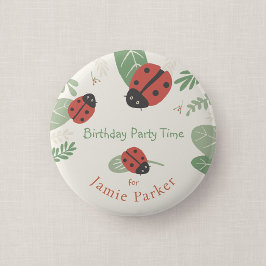 Favor de botón para invitado de fiesta infantil La