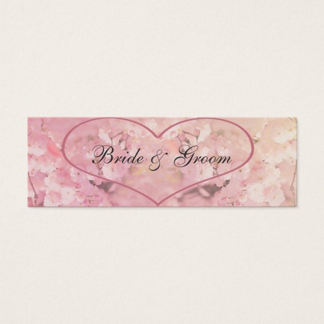 Favor de la boda del corazón (Frente)