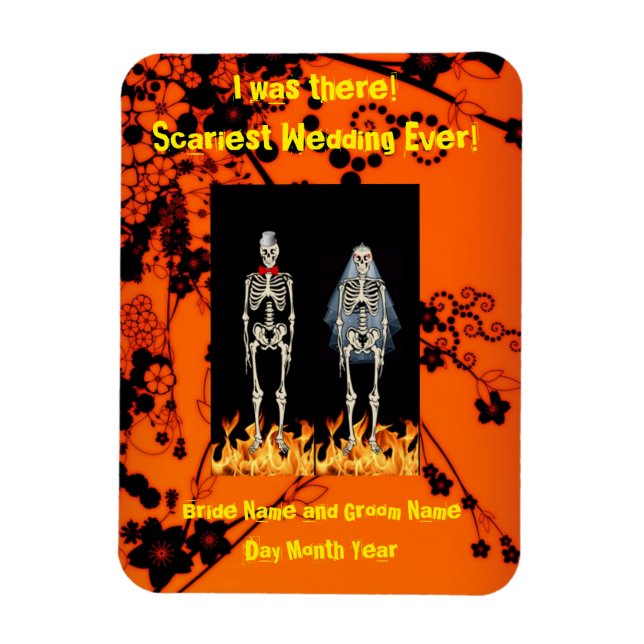 Favor de la boda del imán fotográfico (Vertical)