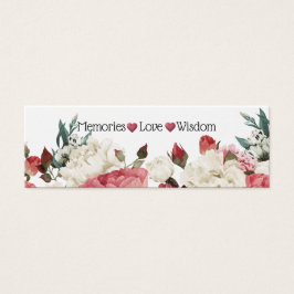 Favor de la boda floral de primavera de peones ros