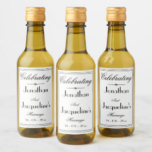 Favor de la boda Nombres elegantes Moda simple Min