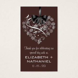 Favor de la boda sin aliento Biz Favor Tag-chocola