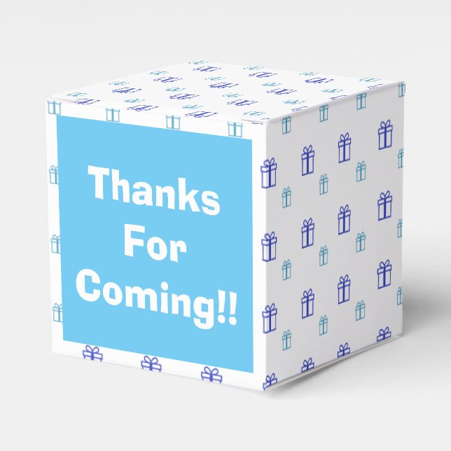 Favor de la caja de regalo del personalizado (Costado Anverso)