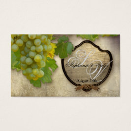 Favor del regalo Etiquetas DIY Chardonnay Grape Vi