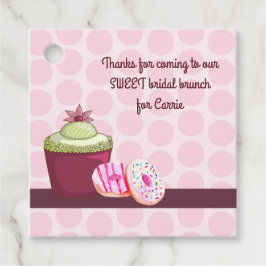 Favor Etiqueta Brunch de novia