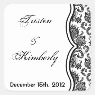 Favor Pegatinas Patente de impresión de encaje de 