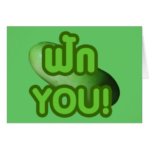 ¡FAVOR! ... Tarjeta Green Squash (Winter Melon)
