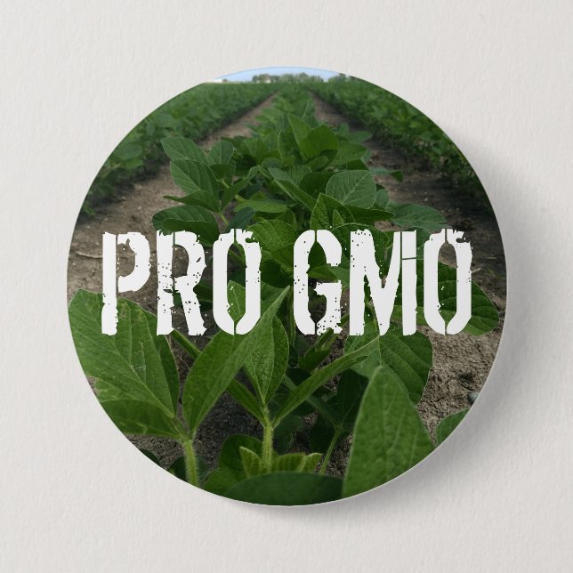 Favorable botón de GMO (Anverso)