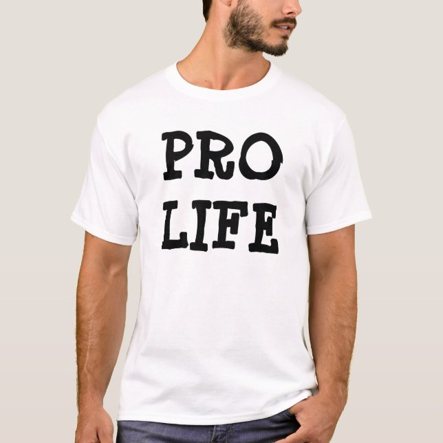 Favorable camiseta del blanco de la vida (Anverso)