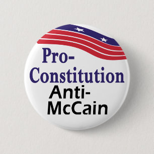 Favorable-Constitución, botón Anti-McCain para