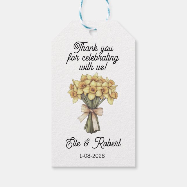 Favorecer etiqueta de regalo (Reverso)