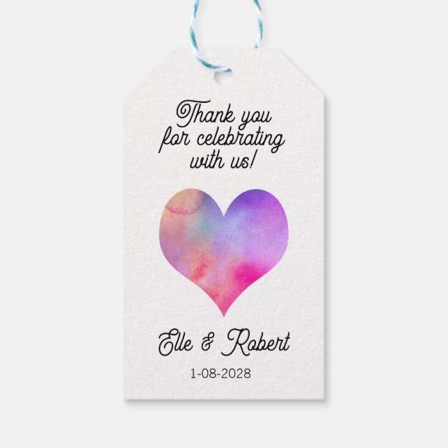 Favorecer etiqueta de regalo (Reverso)