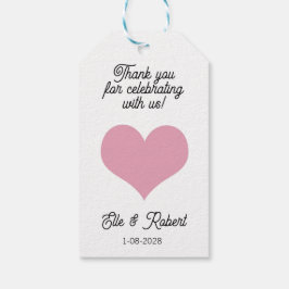 Favorecer etiqueta de regalo