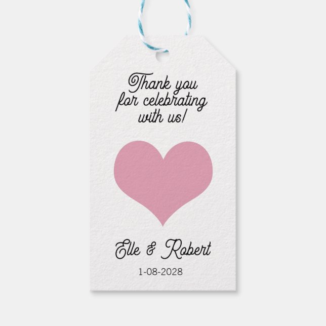 Favorecer etiqueta de regalo (Reverso)