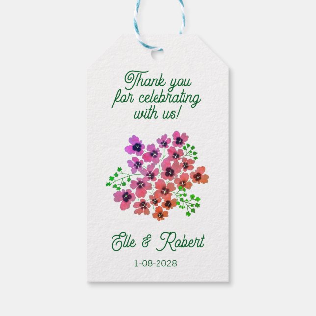 Favorecer etiqueta de regalo (Reverso)