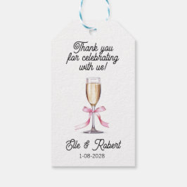 Favorecer etiqueta de regalo