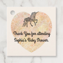 Favorecer etiqueta para Baby Shower