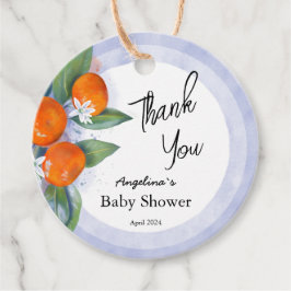 Favorecer etiquetas Gracias Baby Shower