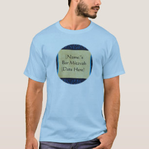 Favores de encargo de la camiseta de Mitzvah de la