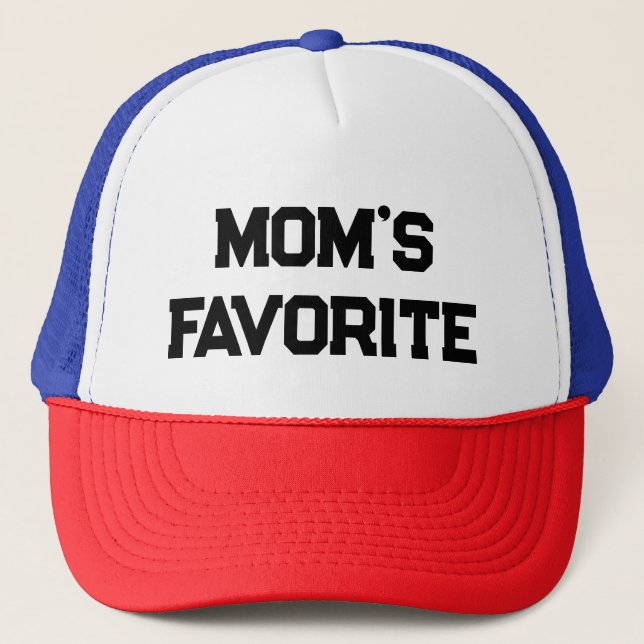 Favorito de mamá: sombrero camionero del día de la (Anverso)