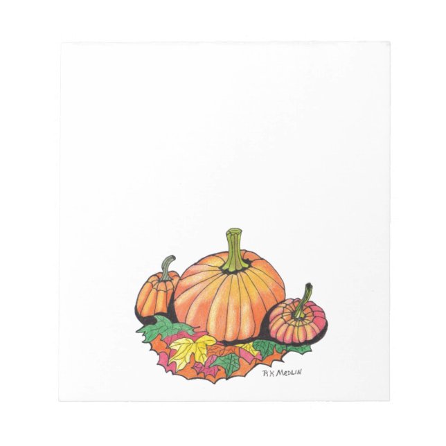 Favorito de otoño... Bloc de notas... (Frente)