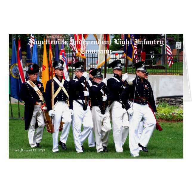 Fayetteville Independent Light Infantry Company (Anverso (Horizontal))