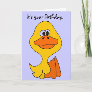 FB apenas tarjeta de cumpleaños Ducky