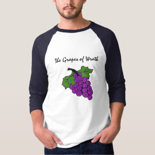 FB las uvas de la camisa divertida de la cólera