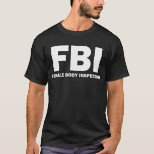 FBI: Camiseta del inspector del cuerpo femenino