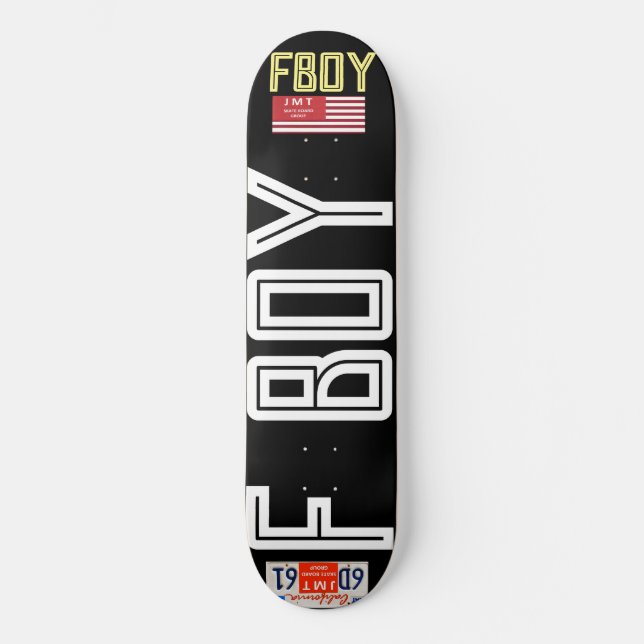 FBOY OFICIAL 8 1/4" Tabla de Skateboard (Anverso)