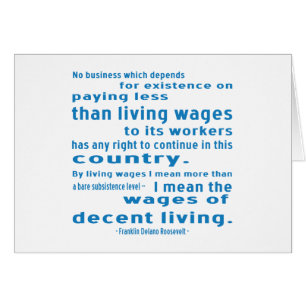 FDR sobre salarios