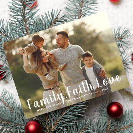 Fe de la Familia Ama Feliz Navidad Gran Foto