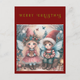 Fe de navidades en la tarjeta postal de feriado fo