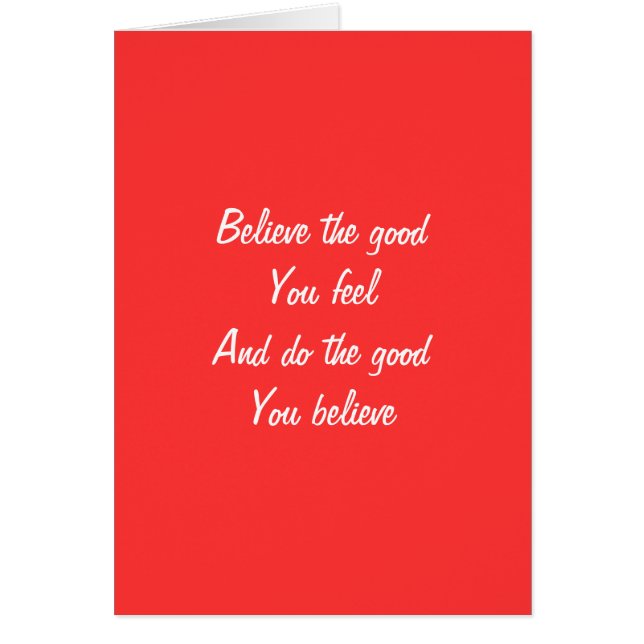 Fe en ti mismo (Frente)