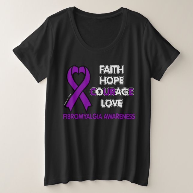 Fe Esperanza Coraje El Amor... Fibro (Anverso del diseño)