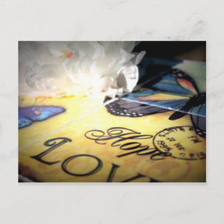 Fe, esperanza, postal de amor