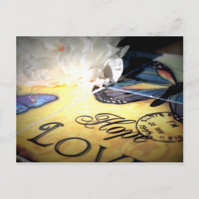 Fe, esperanza, postal de amor (Anverso)