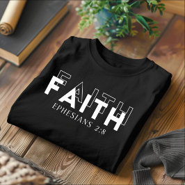 Fe para hombres y mujeres camiseta cristiana