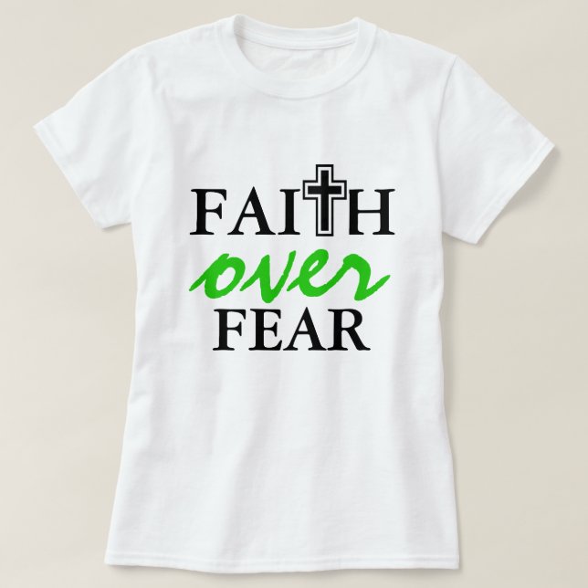 Fe sobre la camisa del miedo (Diseño del anverso)