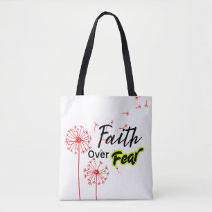 Fe sobre miedo Biblia contra bolsa de té - Cristia