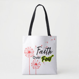 Fe sobre miedo Biblia contra bolsa de té - Cristia