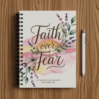 Fe sobre miedo. Cuaderno de fe cristiana